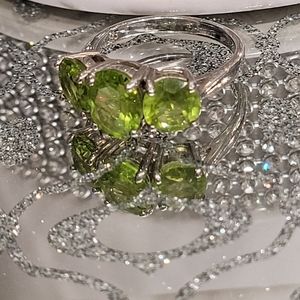 Genuine Peridot Ring
